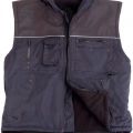 GILET UNISEXE MULTIPOCHES EXTRA CONFORT EXPERT. 100% POLYESTER RIPSTOP / POLAIRE, 280 G/M². TS A 3XL - MARINE/NOIR