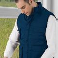 GILET HOMME MATELASSE MULTIPOCHES PRINTER. POLYESTER / COTON, 200 G/M² - TS A XXL - MARINE