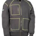 SWEAT MULTIPOCHES ZIP CENTRAL WORKWEAR. 100% COTON, 380 G/M². TS À 4XL - GRIS FONCE