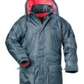 PARKA HOMME OXFORD IMPER/RESPIRANT. POLYESTER OXFORD / PU - TS A 3XL - MARINE/ROUGE