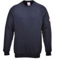 SWEAT FR IGNIFUGE ANTI-FLAMME ATEX ARC ELECTRIQUE. TAILLE S A 5XL - MARINE