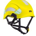 vertex hi-viz. casque monteur haute visibilite non ventile travaux en hauteur et le secours jaune fluo