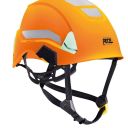 strato hi-viz. casque monteur haute visibilte non ventile travaux en hauteur et le secours orange fluo