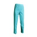 pantalon andre. uni polyester / coton. t0 (36/38) a 6 (60/62) - bleu ciel