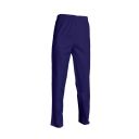 pantalon andre. uni polyester / coton. t0 (36/38) a 6 (60/62) - marine