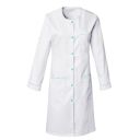 blouse ariana. pressions manches reglables. uni polyester / coton. t0 (36/38) à 6 (60/62) - blanc