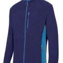 blouson polaire unisexe combi-duo zip integral. 100% polyester, 220 g/m². txs a 3xl - marine/bleu ciel