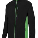 blouson polaire unisexe combi-duo zip integral. 100% polyester, 220 g/m². txs a 3xl - noir/vert