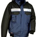 blouson ripstop winter workwear reflect. 100% polyester, 375 g/m². en iso 13688 + en 343 cl3.1. ts À 4xl - marine/noir