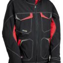 blouson softshell hydrofuge et respirant ergowear. softshell 100% polyester, 330 g/m². en iso 13688, en 343. t42 À 62 - noir/rouge