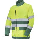 blouson de travail haute visibilite m-line. polyester / coton. en iso 13688, en iso 20471 cl2. t36/38 À 60/62 - jaune/amazonie