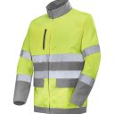 blouson de travail haute visibilite m-line. polyester / coton. en iso 13688, en iso 20471 cl2. t36/38 À 60/62 - jaune/gris