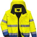 blouson haute visibilite oxford multipoches 5 en 1 imper/respirant bicolore. en iso 13688, en 13758-2, en iso 20471 cl 3, en 343 cl 3.1. ts À 3xl - jaune/bleu royal