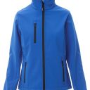 blouson tech-line femme extreme confort softshell. nylon / elasthanne / polaire / membrane tpu, 320 g/m² - ts a xl - bleu royal