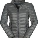 blouson doudoune tech-line femme chaud / respirant. 100% nylon 420t, 38 g/m² - ts a xl - gris acier