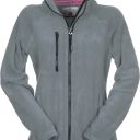 blouson polaire tech-line femme chaud / respirant. 100% polyester, 280 g/m² - ts a l - gris acier