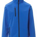 blouson tech-line homme extreme confort softshell. nylon / elasthanne / polaire / membrane tpu, 320 g/m² - txs a 5xl - bleu royal