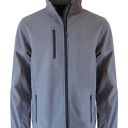 blouson tech-line homme extreme confort softshell. nylon / elasthanne / polaire / membrane tpu, 320 g/m² - txs a 5xl - gris acier