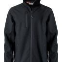 blouson tech-line homme extreme confort softshell. nylon / elasthanne / polaire / membrane tpu, 320 g/m² - txs a 5xl - noir