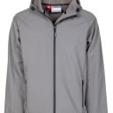 blouson tech-line homme extreme confort softshell a capuche. nylon / elasthanne / polaire / membrane tpu, 320 g/m² - txs a 5xl - gris acier