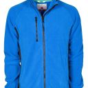 blouson polaire tech-line homme bicolore chaud / respirant. 100% polyester, 280 g/m² - ts a 3xl - bleu royal / noir