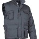 blouson homme multipoches 2 en 1 (manches amovibles). polyester / conto, 420 g/m² - ts a xxl - gris