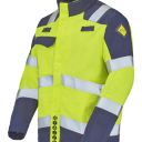 blouson de travail multirisques haute visibilite atex 260. taille 36/38 a 60/62 - jaune/marine