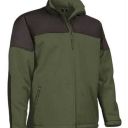 blouson polaire softshell unisexe chaud / respirant / deperlant. 100% polyester, 400 g/m² - ts a xxl - kaki/noir