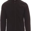 blouson polaire tech-line unisexe zip integral chaud / respirant. 100% polyester, 280 g/m². txs à 3xl - noir