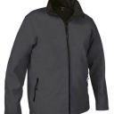 blouson unisexe extreme confort softshell. polyamide / elasthanne / membrane skinbreath, 350 g/m². ts a xxl - gris fonce