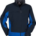 blouson tech-line unisexe bicolore softshell 330. nylon / elasthanne / polaire / membrane tpu, 330 g/m² - txs a 5xl - marine/bleu royal