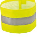 brassard haute visibilite. polyester enduit pu. taille rÉglable par fermeture auto-agrippante - jaune