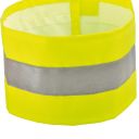 brassard haute visibilite. polyester enduit pu. taille rÉglable par fermeture auto-agrippante - jaune