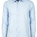 chemise homme manches longues. polyester / coton. ts a 3xl - bleu ciel