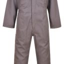 combinaison de travail 1 zip ignifugee anti-flamme soudeur. ts a 3xl - gris