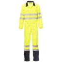 combinaison de travail 1 zip unisexe haute visibilite flashvision. coton / polyester, 250 g/m². en iso 13688, en iso 471 cl2. ts À 5xl - jaune/marine