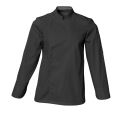 veste cookie. pressions manches longues. uni polyester / coton. t0 (36/38) à 6 (60/62) - noir