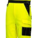 cotte a bretelles de travail haute visibilite flexivision bicolore poches genoux. polyester / coton, 300 g/m². en iso 20471 cl2. ts À 3xl - jaune/noir