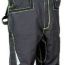 cotte a bretelles ÉtÉ ergowear. coton / polyester / elasthanne 250 g/m². en iso 13688 (en 14404 - niveau 1 / type 2). t38 À 58 - gris/vert