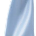 cravate satinee service. satin de polyester tisse brillant. dimensions 144 x 8,5 cm - bleu ciel