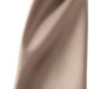 cravate satinee service. satin de polyester tisse brillant. dimensions 144 x 8,5 cm - beige