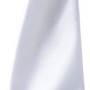 cravate satinee service. satin de polyester tisse brillant. dimensions 144 x 8,5 cm - blanc