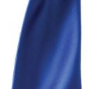 cravate satinee service. satin de polyester tisse brillant. dimensions 144 x 8,5 cm - bleu royal