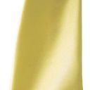 cravate satinee service. satin de polyester tisse brillant. dimensions 144 x 8,5 cm - jaune clair