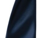 cravate satinee service. satin de polyester tisse brillant. dimensions 144 x 8,5 cm - marine