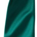 cravate satinee service. satin de polyester tisse brillant. dimensions 144 x 8,5 cm - vert