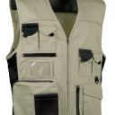 gilet sans manche multipoches workwear. coton / polyester 245 g/m². en iso 13688. t42 À 62 - beige