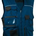 gilet sans manche multipoches workwear. coton / polyester 245 g/m². en iso 13688. t42 À 62 - marine