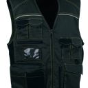 gilet sans manche multipoches workwear. coton / polyester 245 g/m². en iso 13688. t42 À 62 - noir