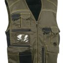 gilet sans manche multipoches workwear. coton / polyester 245 g/m². en iso 13688. t42 À 62 - vert fonce